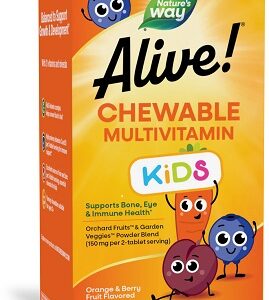 Nature's Way Alive Kids Chewable Multivamin - 120 Tabs