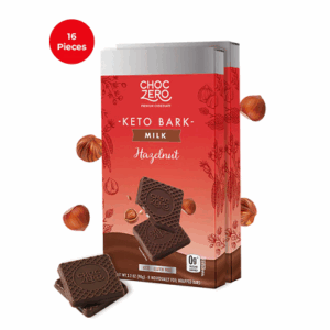 Choc Zero Keto Bark Milk Hazelnut Chocolate - 90G
