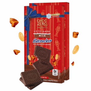 Choc Zero Keto Bark Nutcracker Chocolate With Peanuts & Caramel - 90G